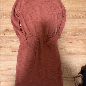 Prana Women's Long Sleeve Rust Dress